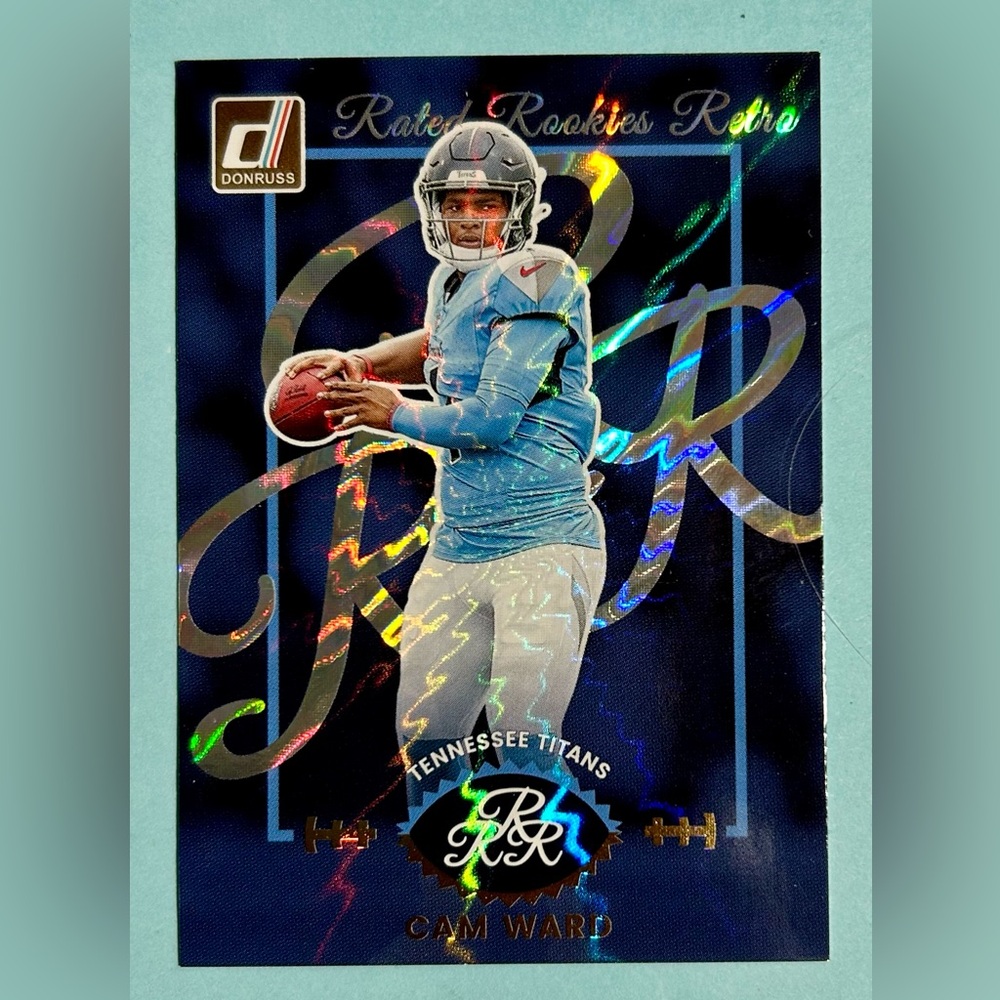 2025 Panini Donruss Tennessee Titans ,Cam Ward Rated Rookies Retro #2